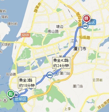 廈門鼓浪嶼到廈門湖里實(shí)驗(yàn)小學(xué)怎么走